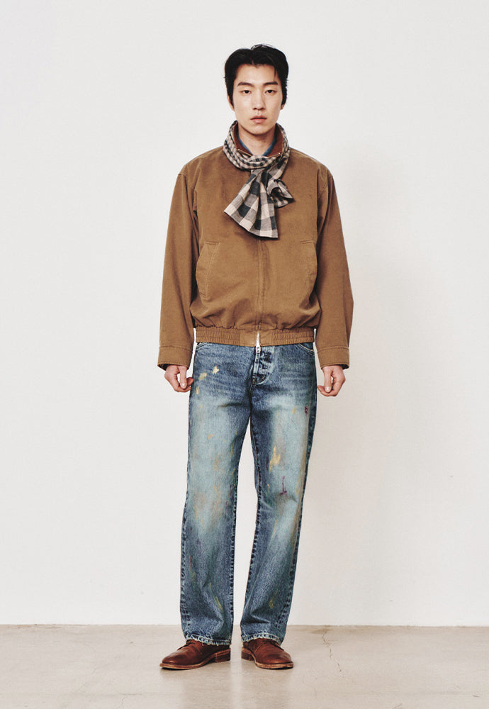 Art if acts - Washed Leather Collar Jacket (Tobacco) product image 6 | TRAB K-Fashion Australia