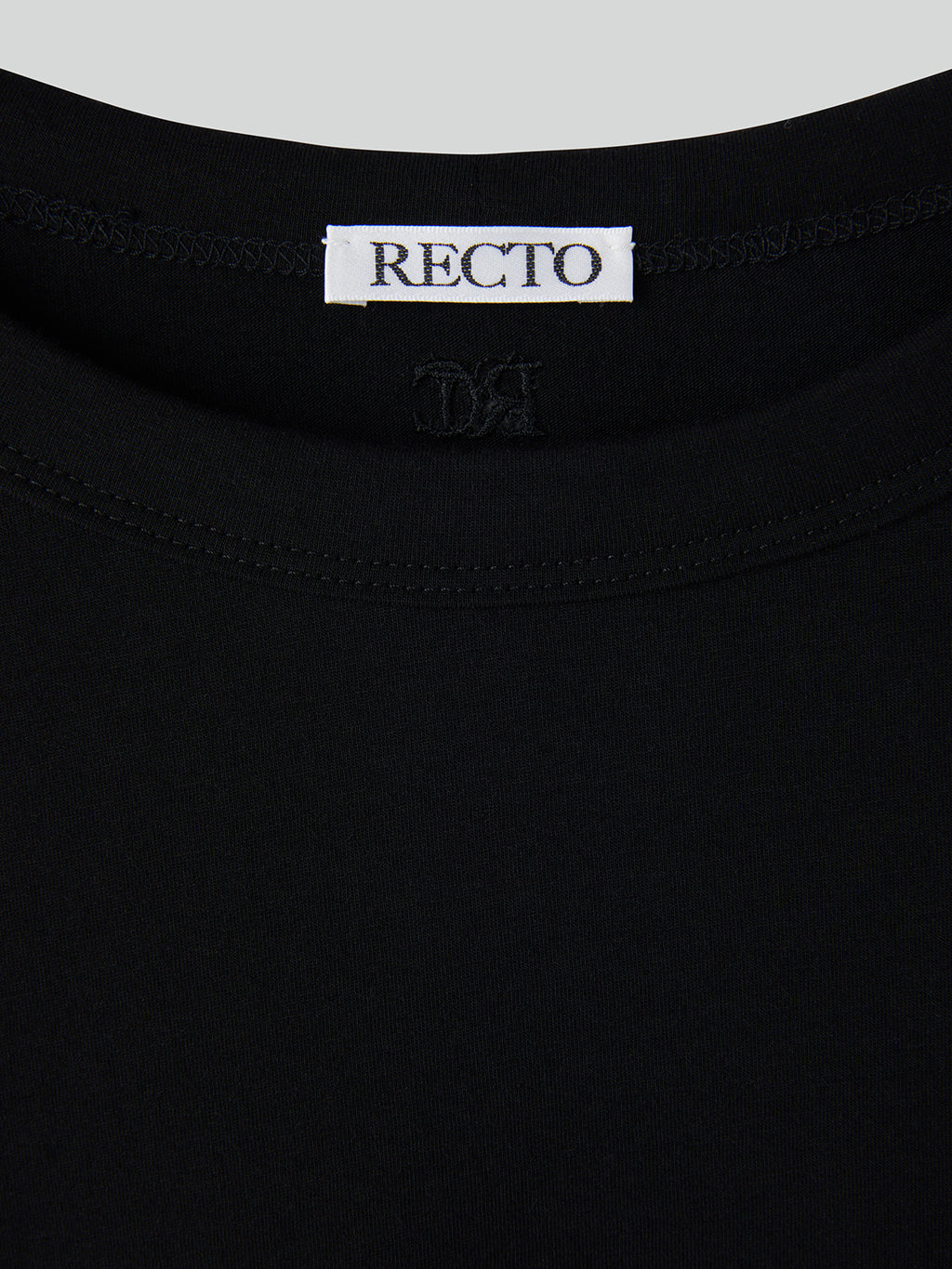 Recto - Oversized Cashmere Blend Layered Top (Black) product image 3 | TRAB K-Fashion Australia