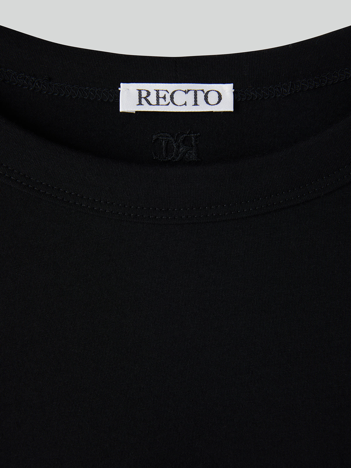 Recto - Oversized Cashmere Blend Layered Top (Black) product image 3 | TRAB K-Fashion Australia