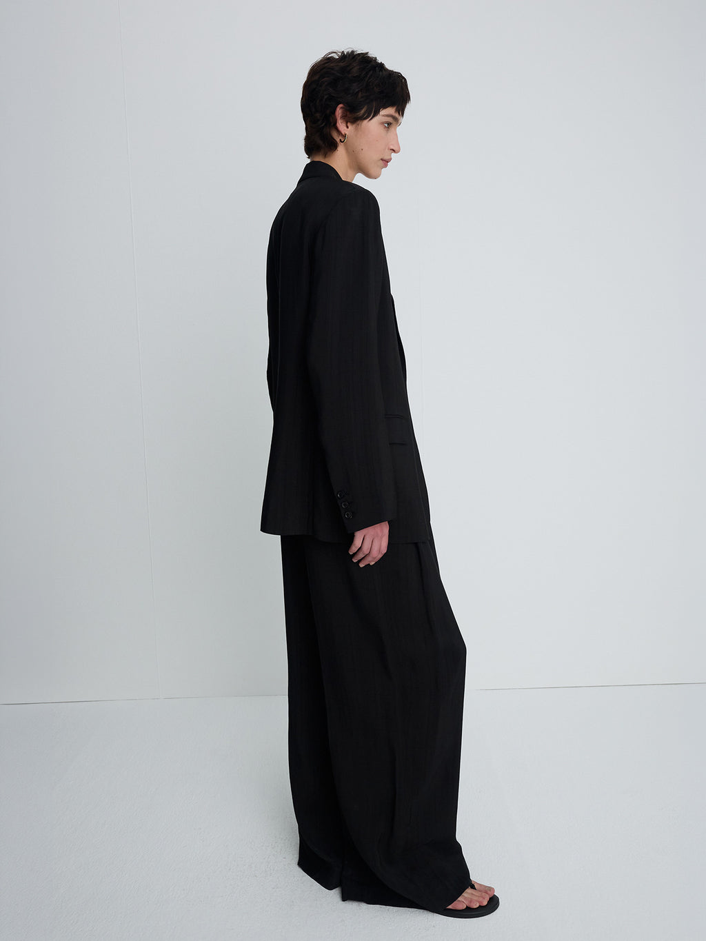 Tonywack - Airy Tailored Jacket (Black) product image 3 | TRAB K-Fashion Australia