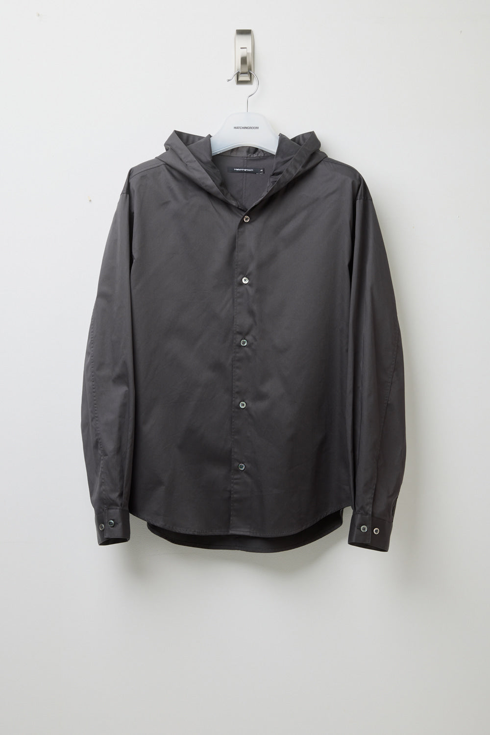 Hatchingroom - Hooded Shirt (Charcoal) product image 1 | TRAB K-Fashion Australia
