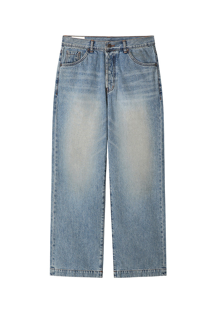 Art if acts - Vintage Wide Denim Pants (Washed Blue) product image 5 | TRAB K-Fashion Australia