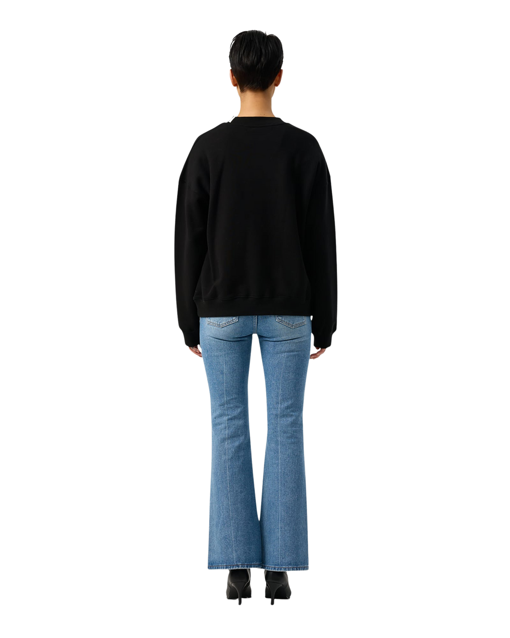 Kimhe Kim - Heart Embroidered Sweatshirt (Black) product image 20 | TRAB K-Fashion Australia