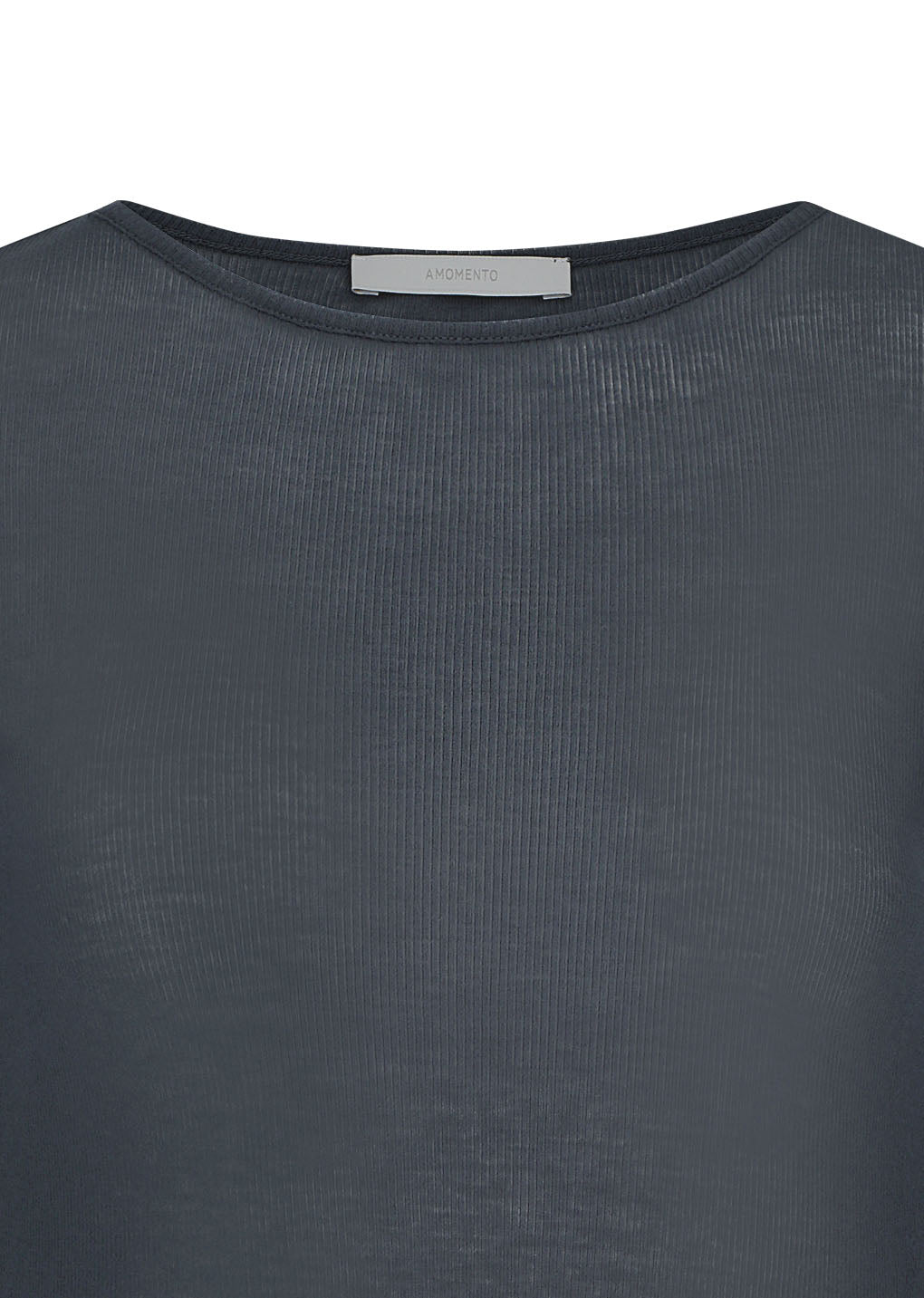 Amomento - Round Short Sleeve T-shirt (Charcoal) product image 4 | TRAB K-Fashion Australia