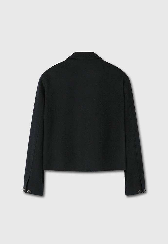 Tonywack - Cashmere Chest Zip Berlin Jacket (Black) product image 8 | TRAB K-Fashion Australia