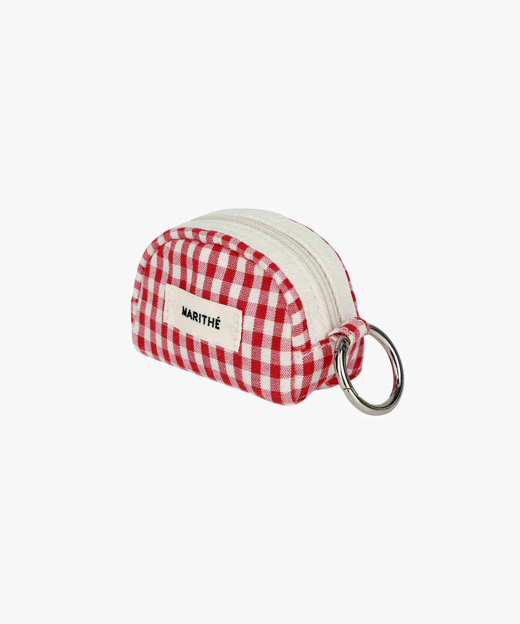Marithe & Francois Girbaud - Regular Logo Mini Keyring Pouch (Red) product image 2 | TRAB K-Fashion Australia