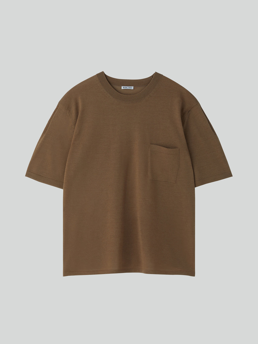 Recto - Pocket Wool Knit Top (Ochre) product image 4 | TRAB K-Fashion Australia