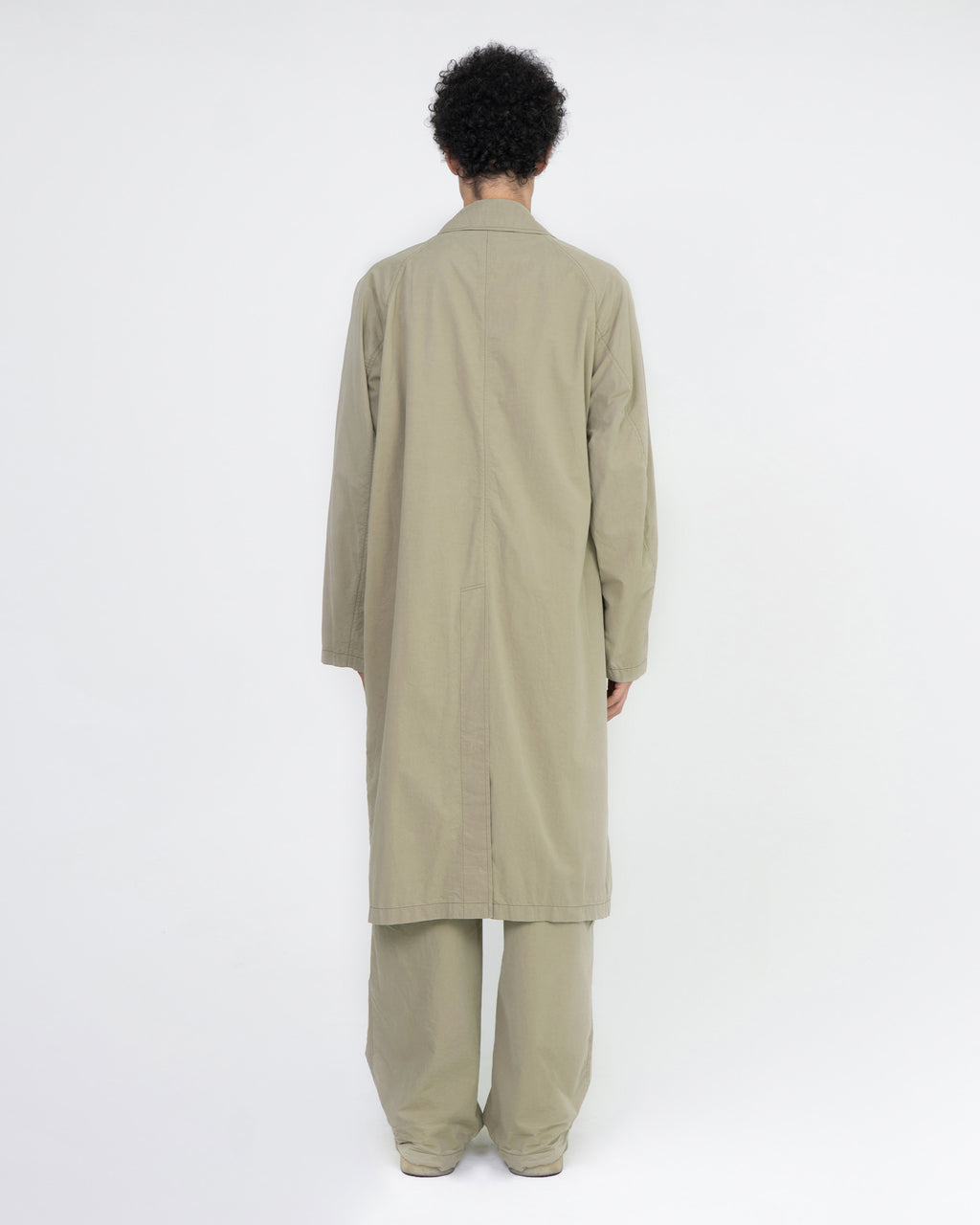 Brownyard - Washed Balmacaan Coat (Dark Beige) product image 2 | TRAB K-Fashion Australia
