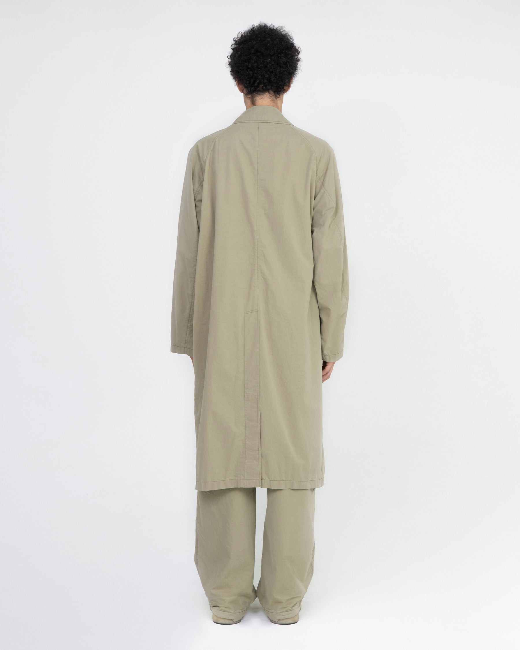 Brownyard - Washed Balmacaan Coat (Dark Beige) product image 2 | TRAB K-Fashion Australia