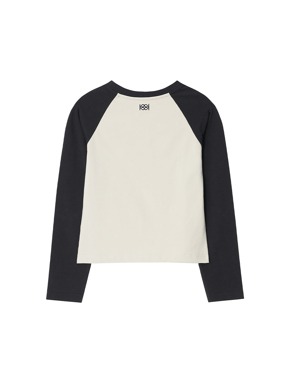Kijun - Rose Raglan Tee (Charcoal) product image 8 | TRAB K-Fashion Australia