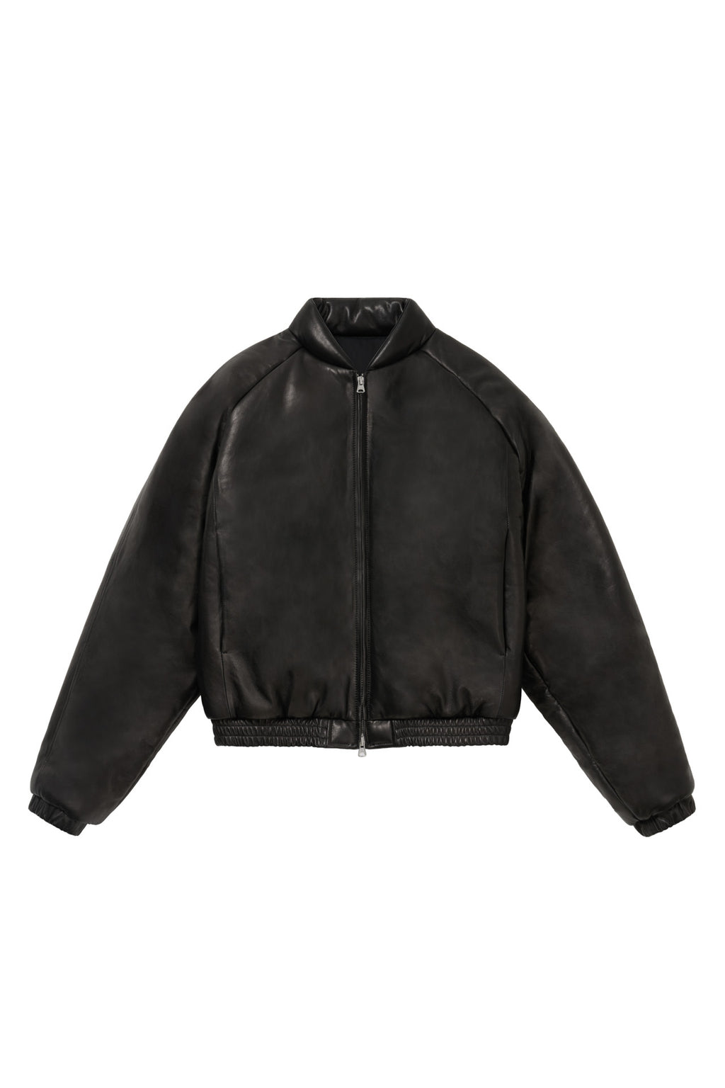 STU - Padded Lambskin Bomber In (Black) product image 18 | TRAB K-Fashion Australia