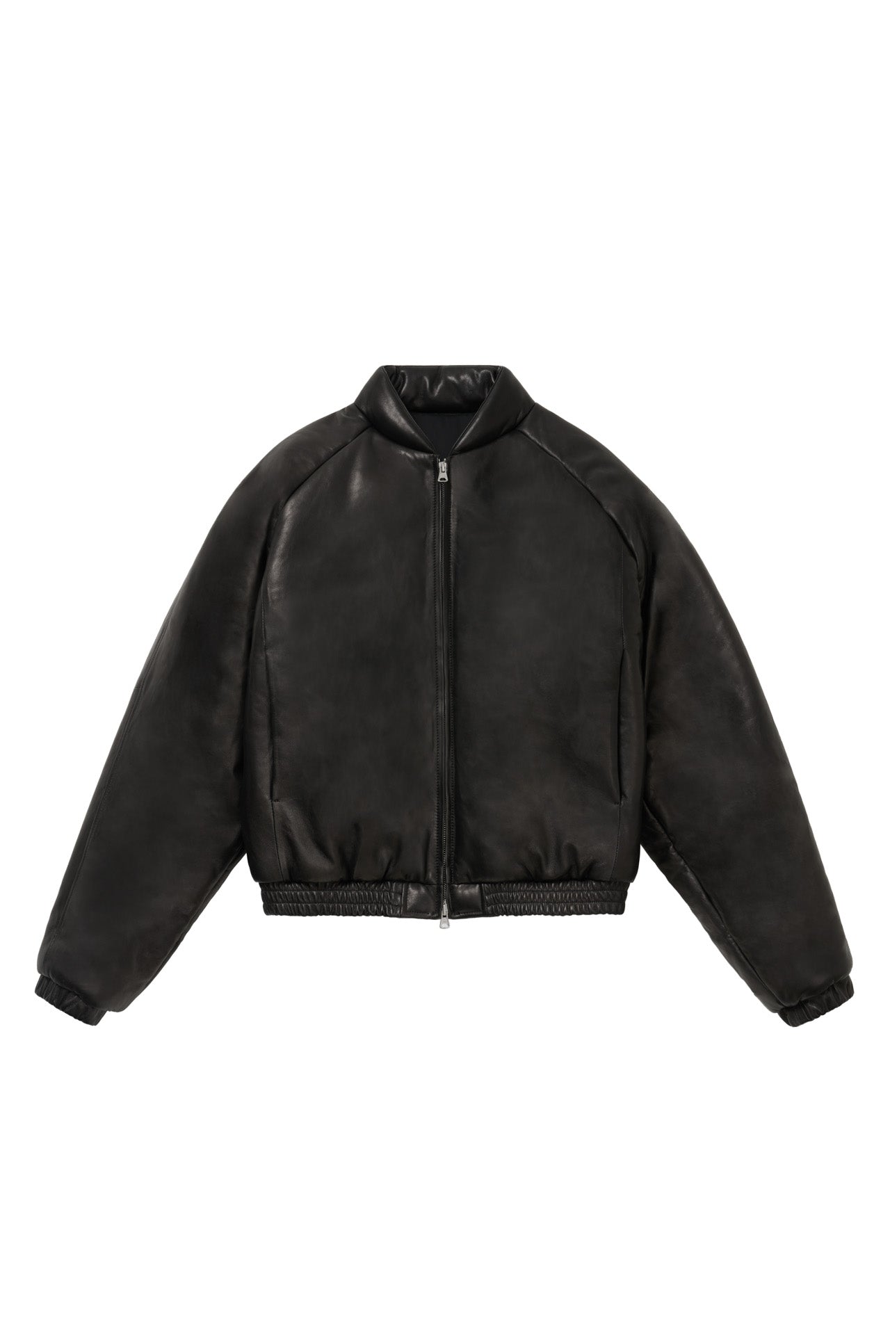 STU - Padded Lambskin Bomber In (Black) product image 18 | TRAB K-Fashion Australia