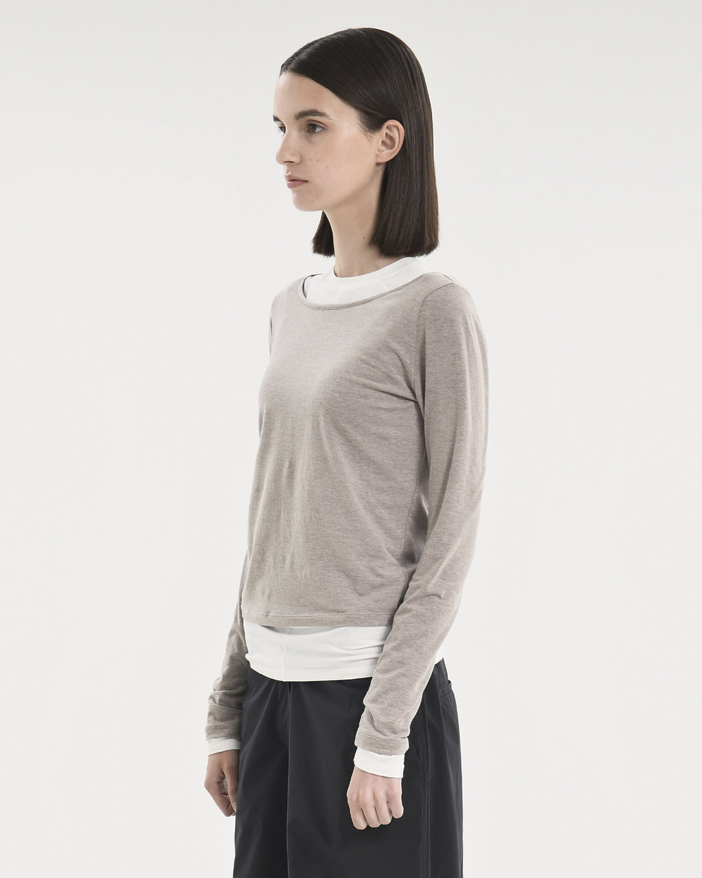 Brownyard - Scoopneck Long Sleeve (Beige) product image 3 | TRAB K-Fashion Australia