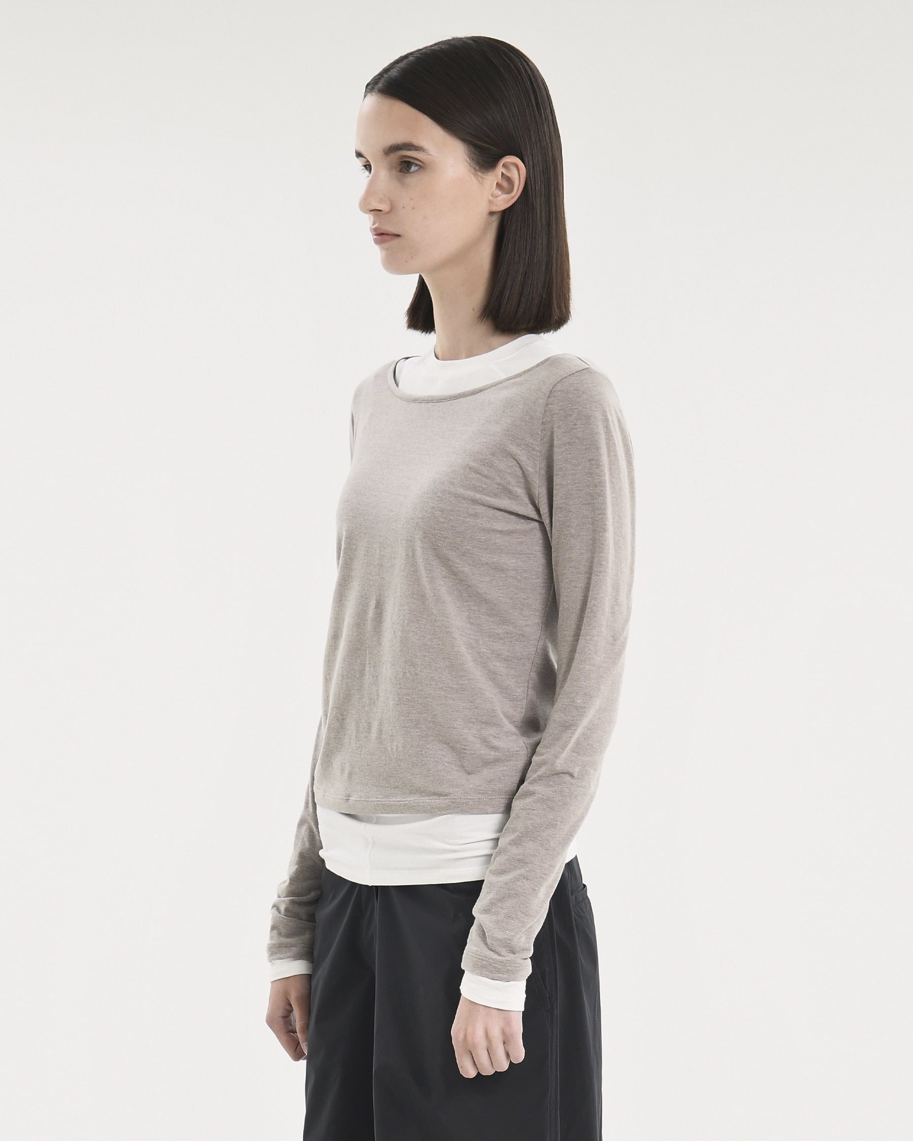 Brownyard - Scoopneck Long Sleeve (Beige) product image 3 | TRAB K-Fashion Australia