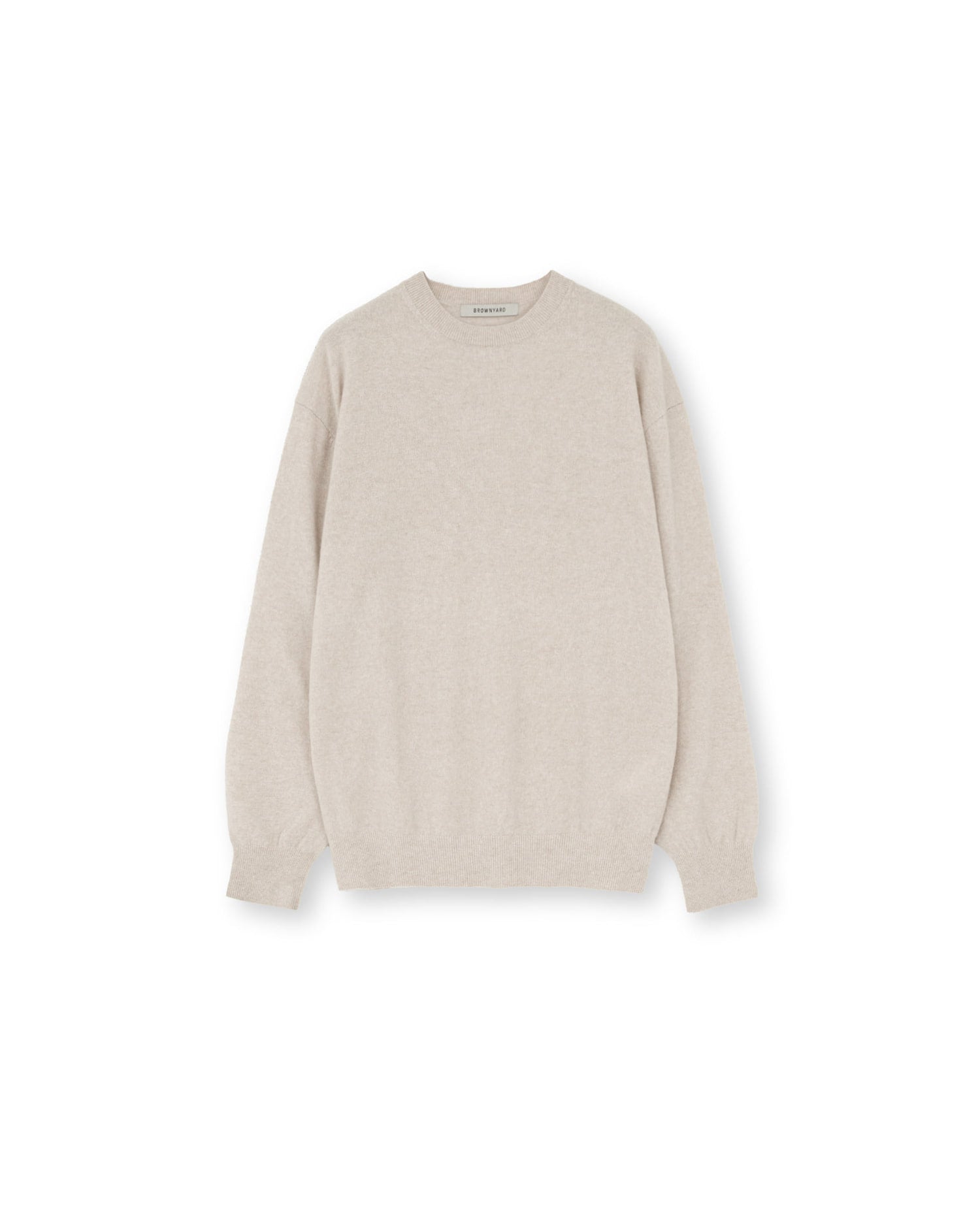 Brownyard - Extra Super Fine Crewneck Knit (Beige) product image 5 | TRAB K-Fashion Australia
