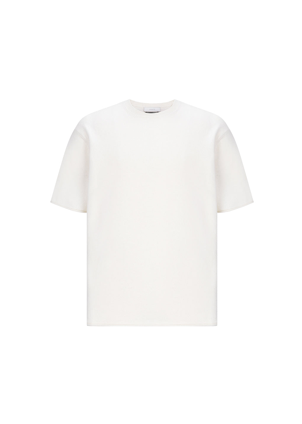 Amomento - Cashmere Easy Half Sleeve Knit (Ivory) product image 2 | TRAB K-Fashion Australia
