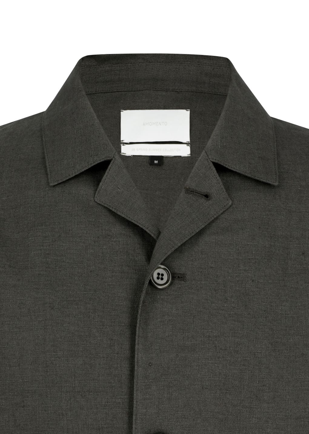 Amomento - Linen Crop Jacket (Khaki Grey) product image 9 | TRAB K-Fashion Australia