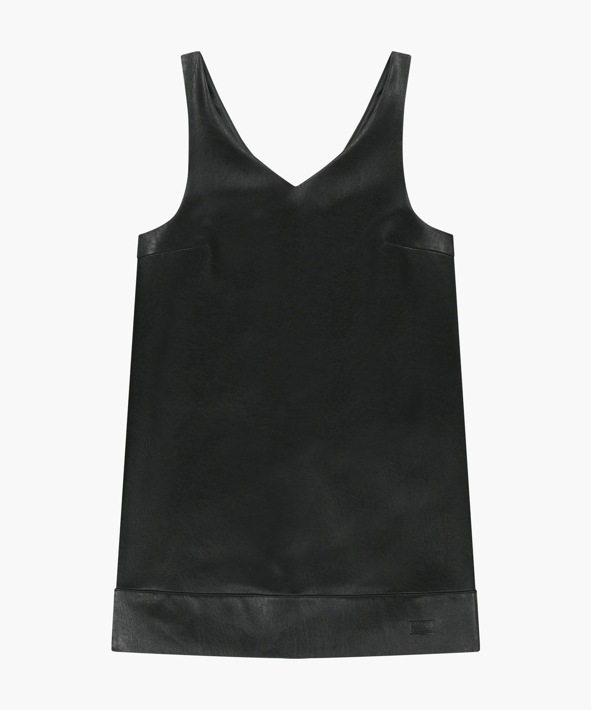 Marithe & Francois Girbaud - Faux Leather Sleeveless Mini Dress (Black) product image 5 | TRAB K-Fashion Australia