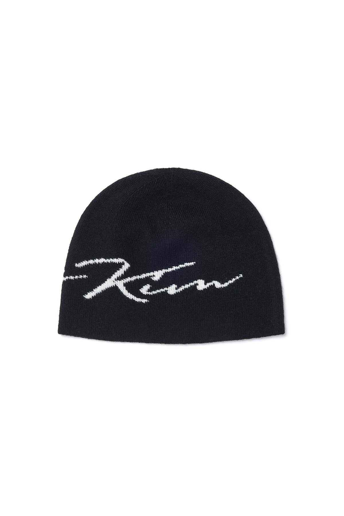 Matin Kim - Matin Logo Script Beanie (Black) product image 3 | TRAB K-Fashion Australia