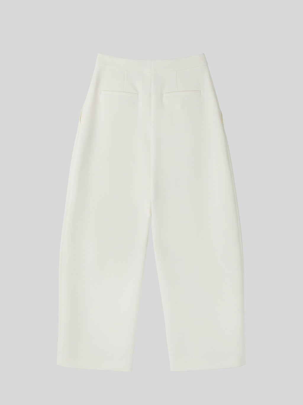Recto - Curved Legs Crepe Pants (Off White) product image 5 | TRAB K-Fashion Australia