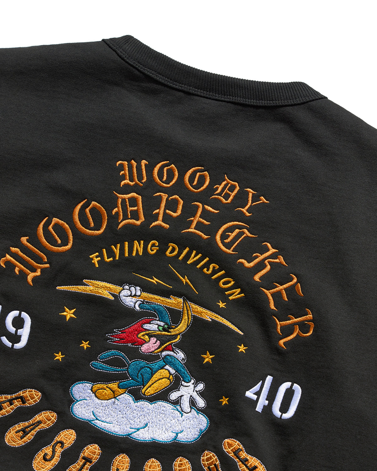 Eastlogue - Vintage Lightning Woody Sweat Shirts (Black) product image 4 | TRAB K-Fashion Australia