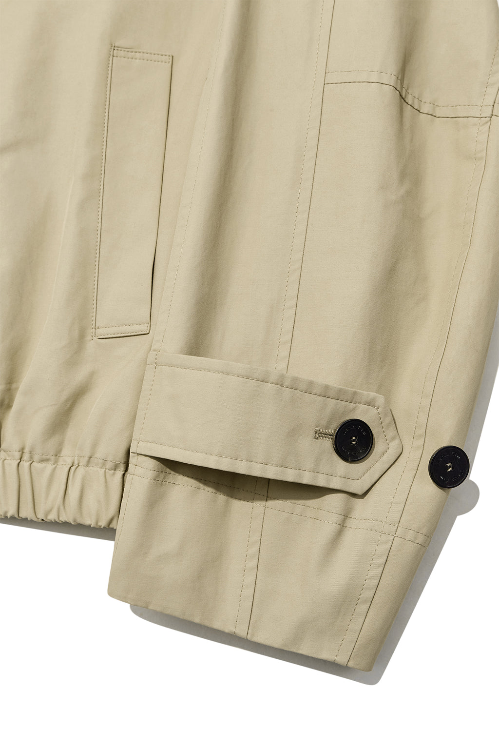 Matin Kim - Trench Bomber Jumper (Beige) product image 5 | TRAB K-Fashion Australia