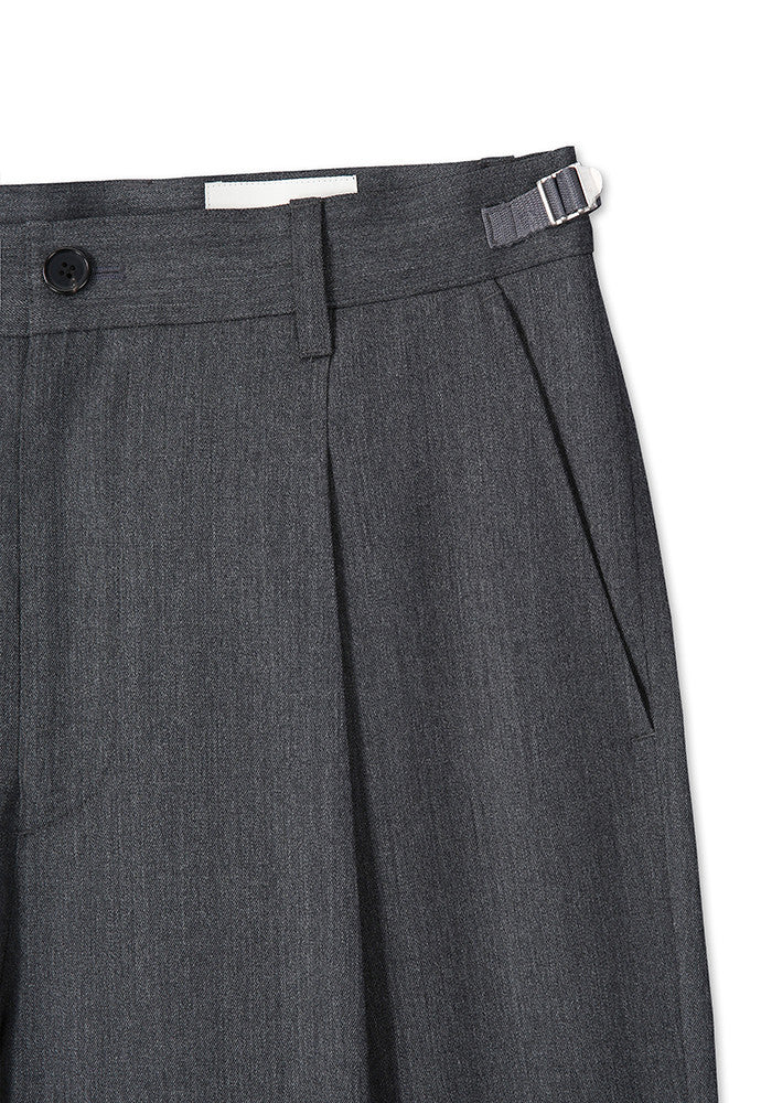 Art if acts - Wool One Tuck Trousers (Charcoal) product image 9 | TRAB K-Fashion Australia