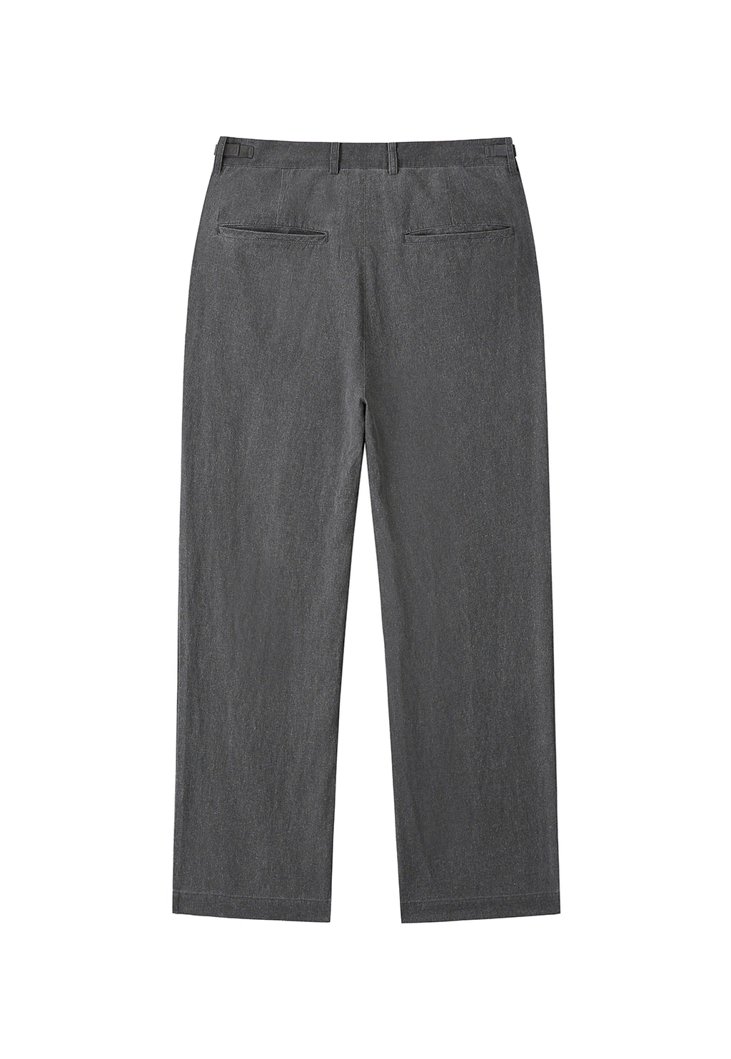 Art if acts - Linen Reverse One Tuck Pants (Charcoal) product image 7 | TRAB K-Fashion Australia