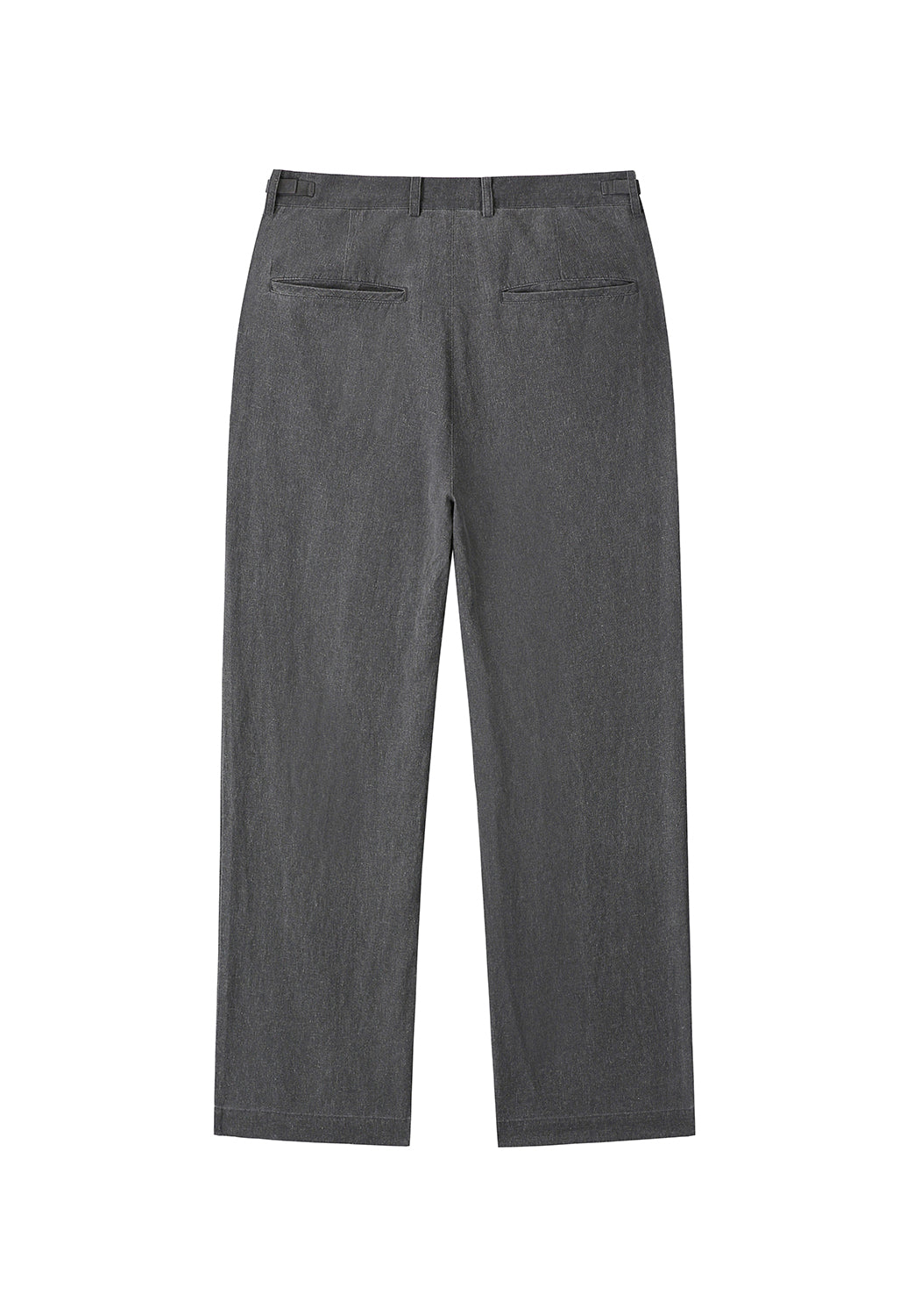Art if acts - Linen Reverse One Tuck Pants (Charcoal) product image 7 | TRAB K-Fashion Australia