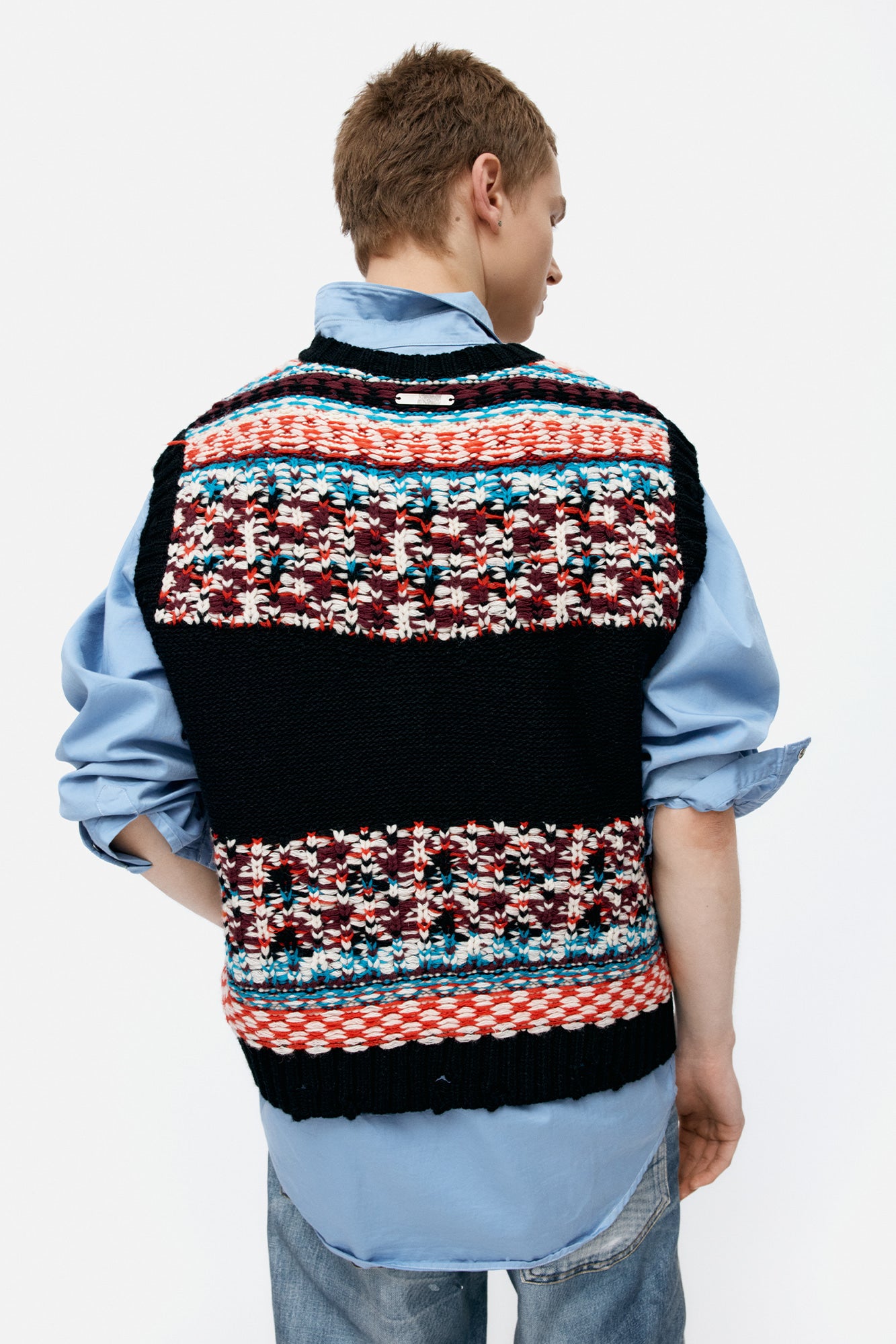 Andersson Bell - Unisex Nordic Crewneck Vest (Black) product image 5 | TRAB K-Fashion Australia