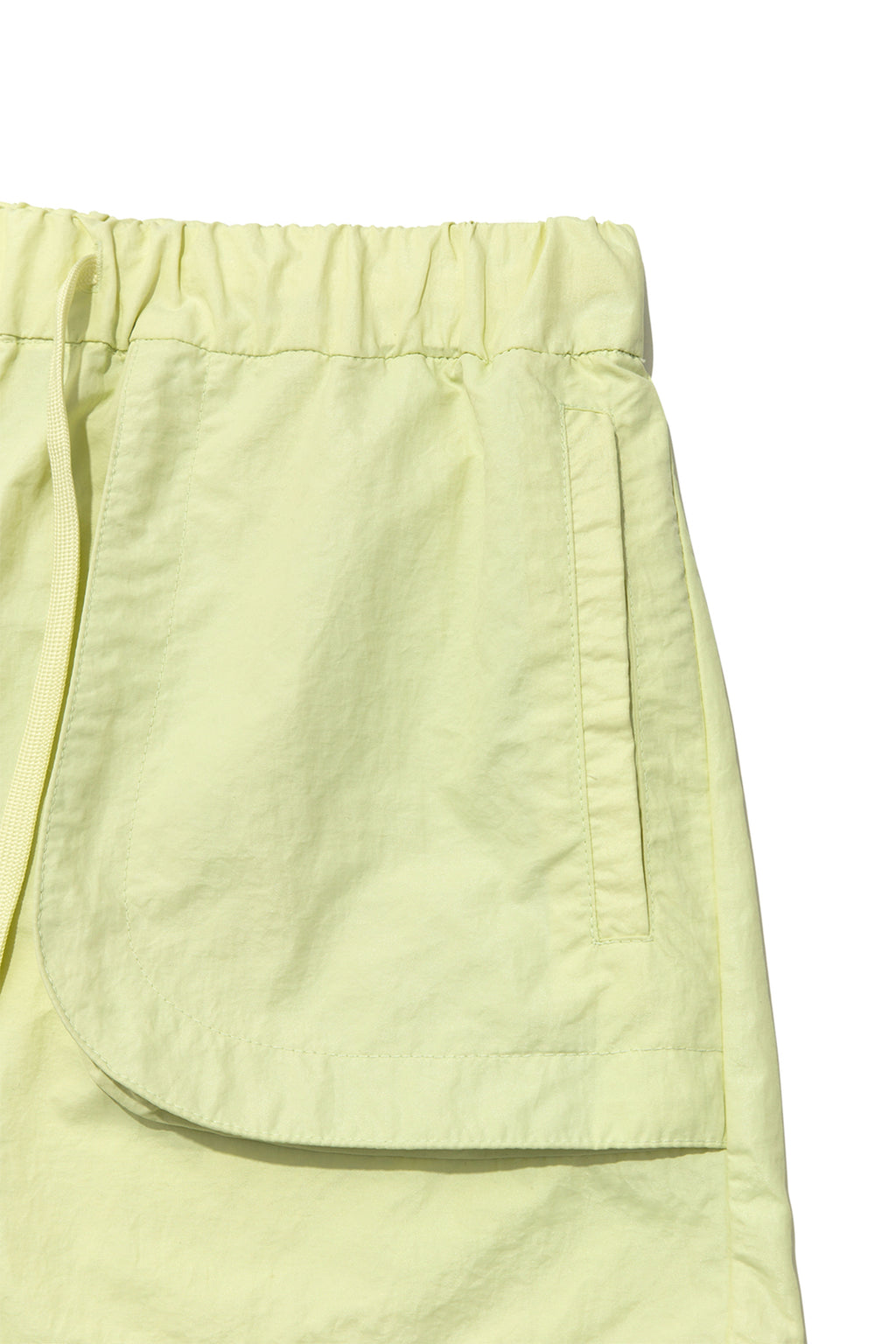 Matin Kim - Out Pocket Nylon Banding Shorts (Lime) product image 4 | TRAB K-Fashion Australia