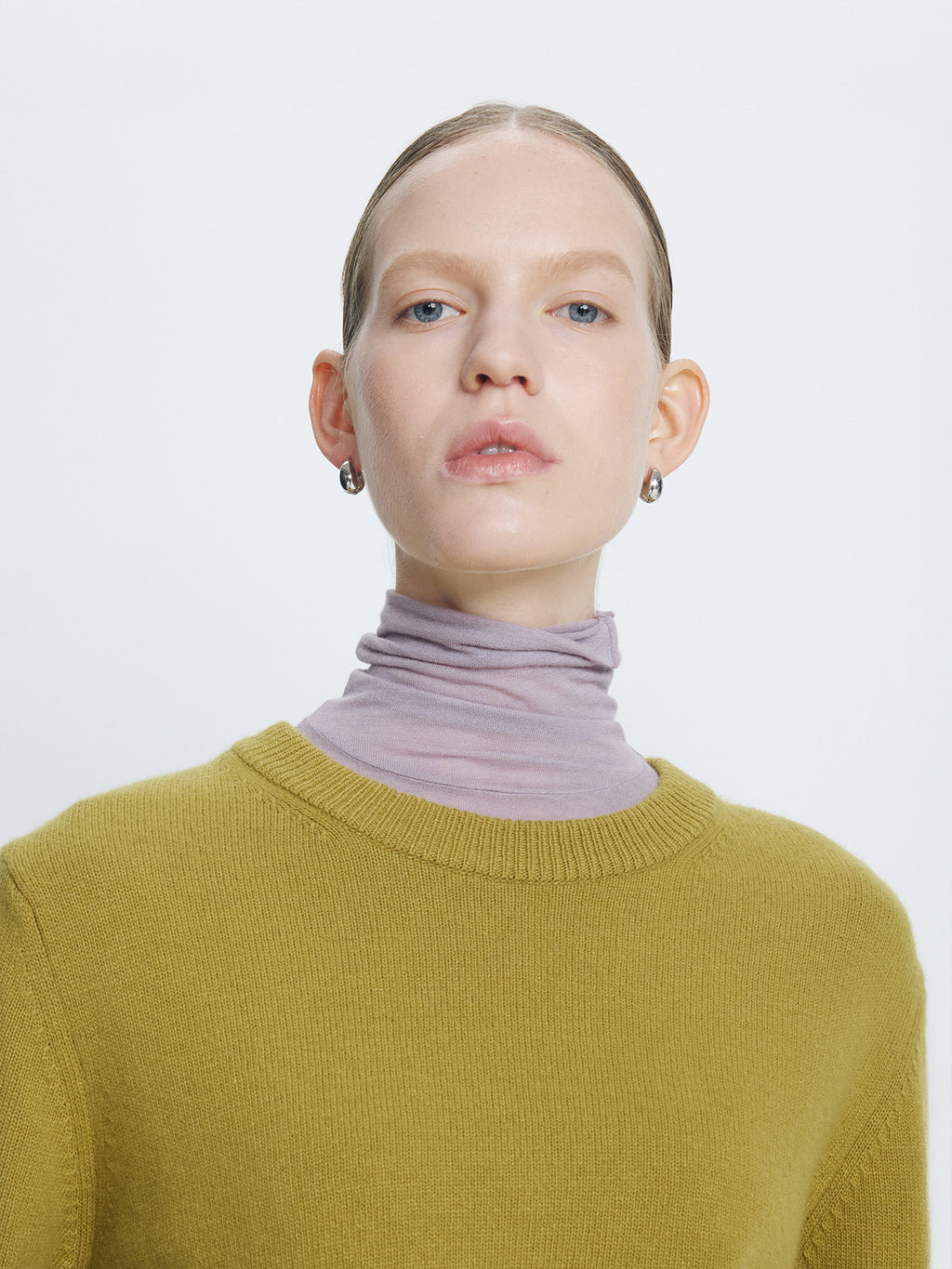 Tonywack - Wool Blend Crew-Neck Knit (Olive Green) product image 1 | TRAB K-Fashion Australia