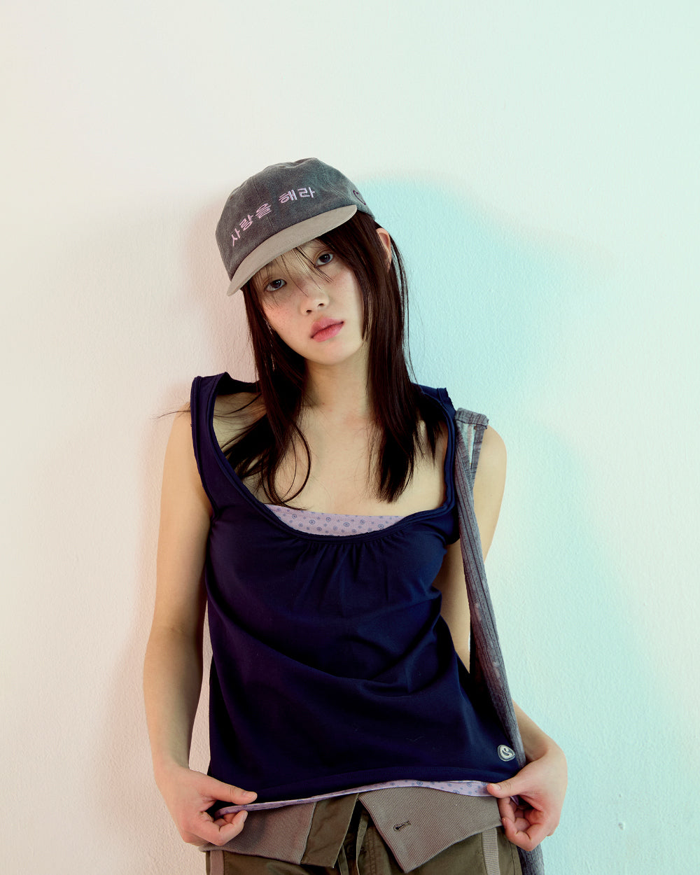 Coyseio - Dudu Layered Sleeveless (Navy) product image 10 | TRAB K-Fashion Australia