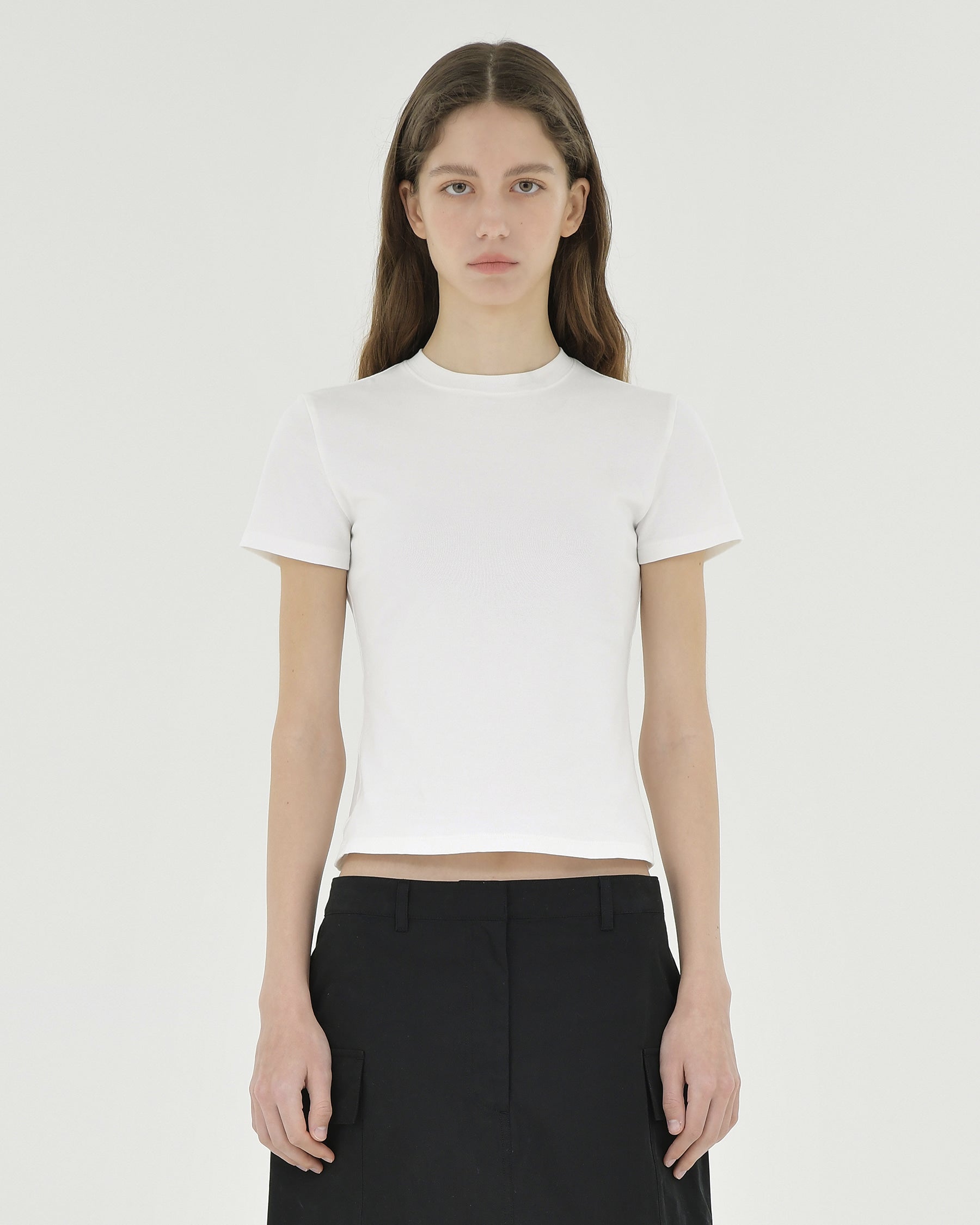 Brownyard - Shrunk T Shirt (White) product image 1 | TRAB K-Fashion Australia