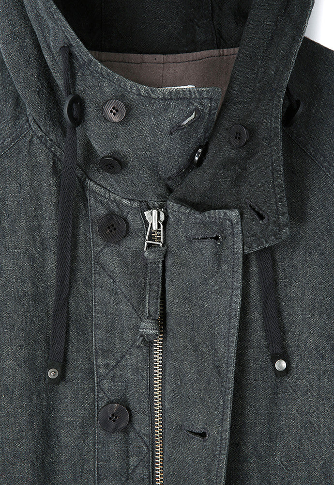 Art if acts - Linen Military Parka (Black) product image 11 | TRAB K-Fashion Australia