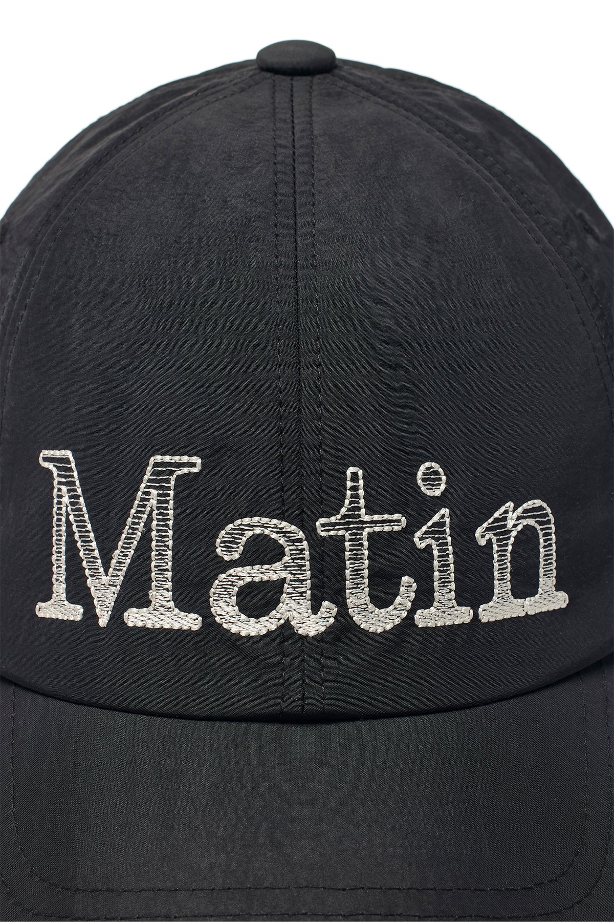 Matin Kim - Matin Glossy Ball Cap (Black) product image 4 | TRAB K-Fashion Australia