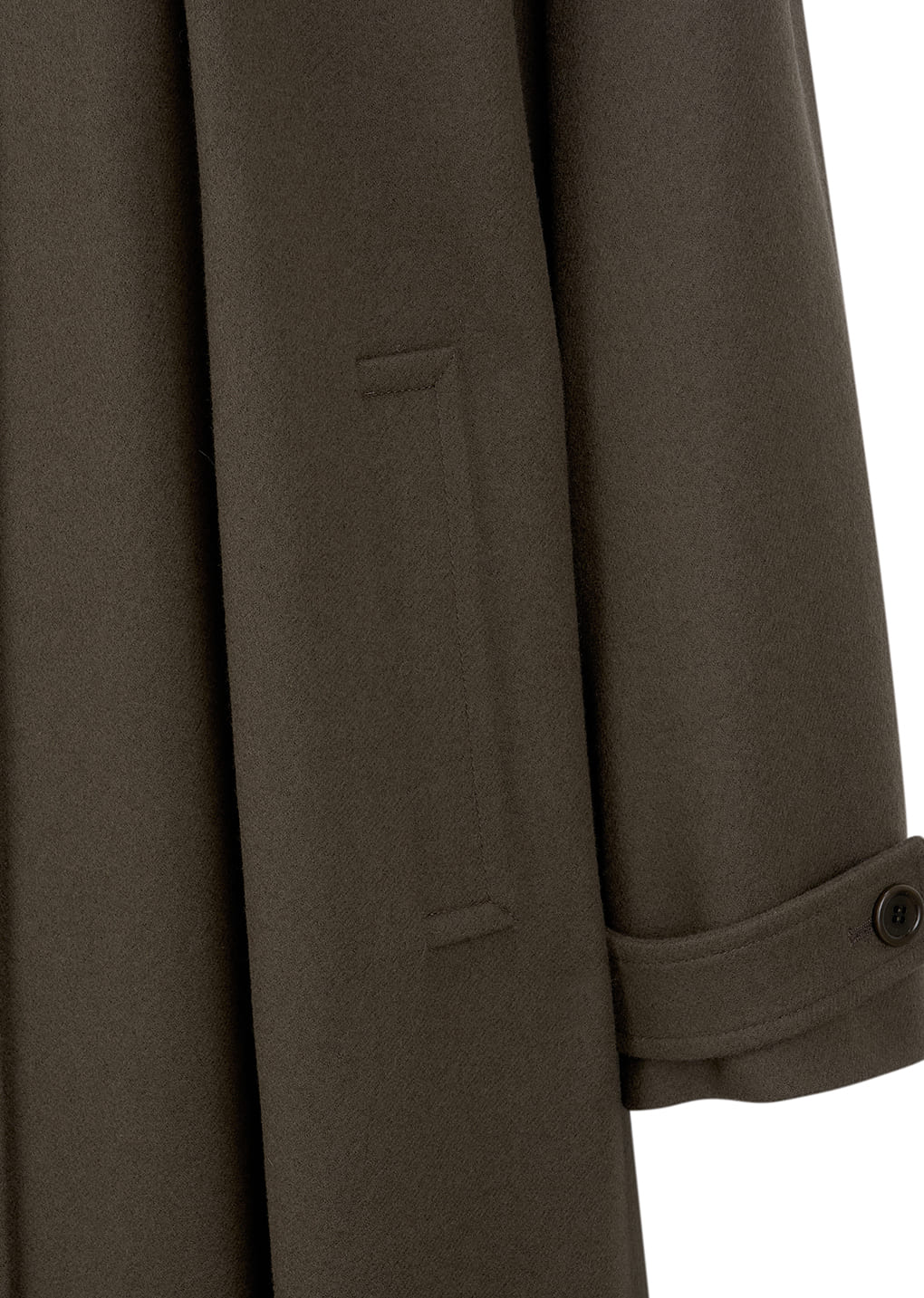 Amomento - shirring coat (Khaki) product image 10 | TRAB K-Fashion Australia