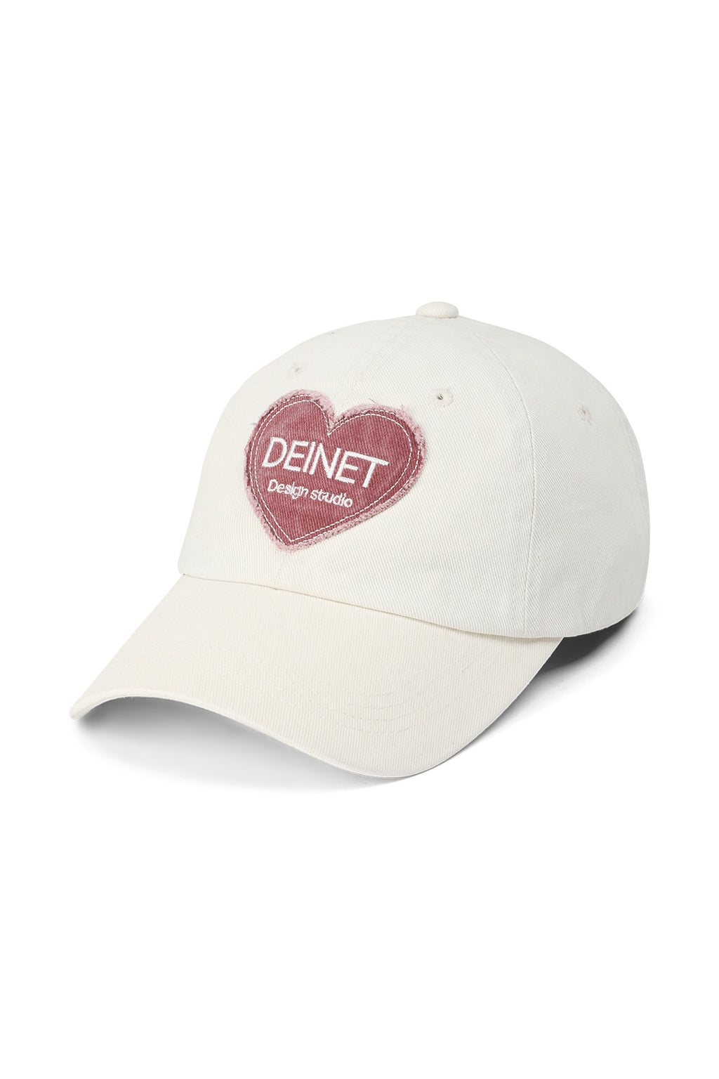 Deinet - Design Studio Washing Heart Ballcap (Ivory) product image 2 | TRAB K-Fashion Australia