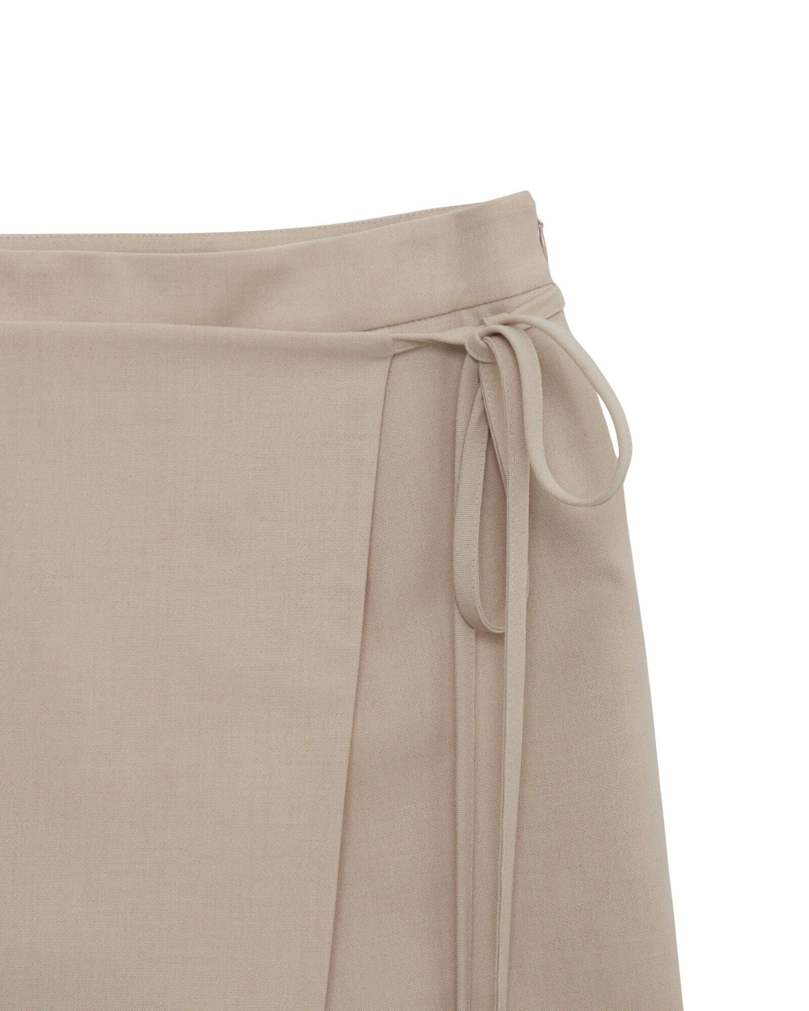 Kimhe Kim - Wrapped Tied Pants Skirt (Beige) product image 8 | TRAB K-Fashion Australia