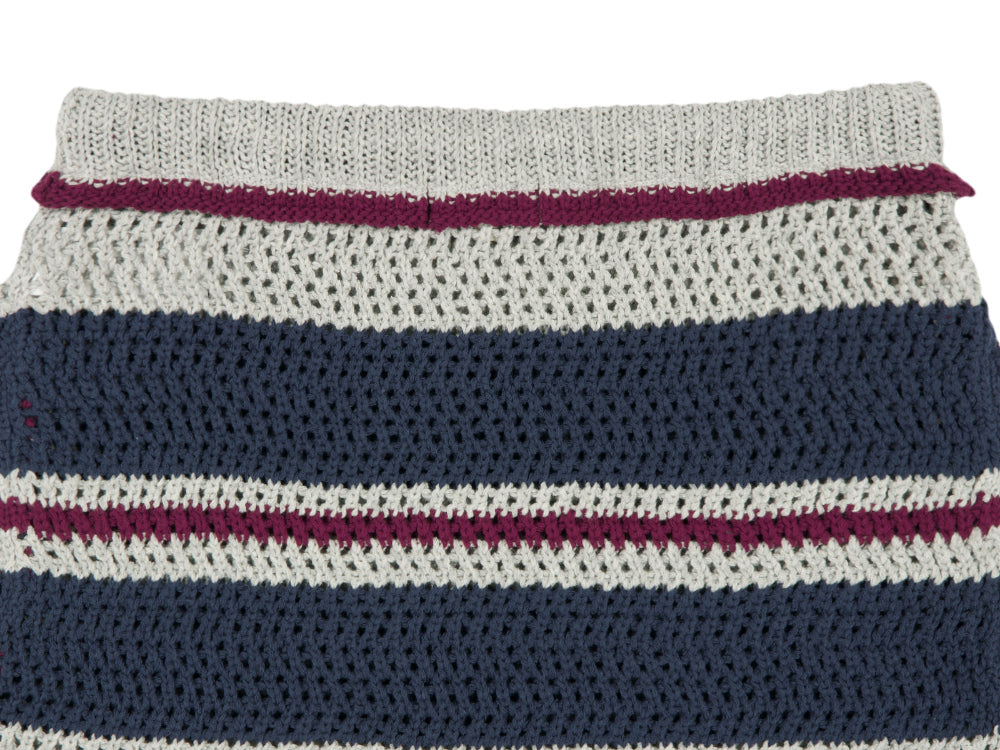 Coyseio - Stripe Layered Knit Skirt (Grey) product image 13 | TRAB K-Fashion Australia
