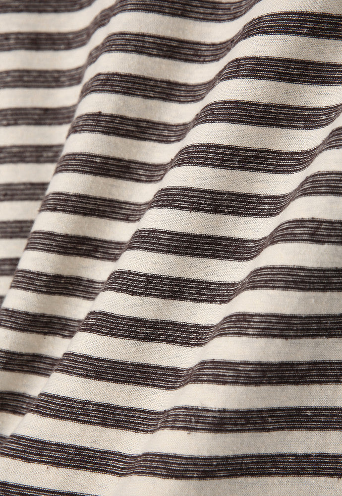 Art if acts - Linen Stripe Pocket Tee (Oatmeal) product image 12 | TRAB K-Fashion Australia