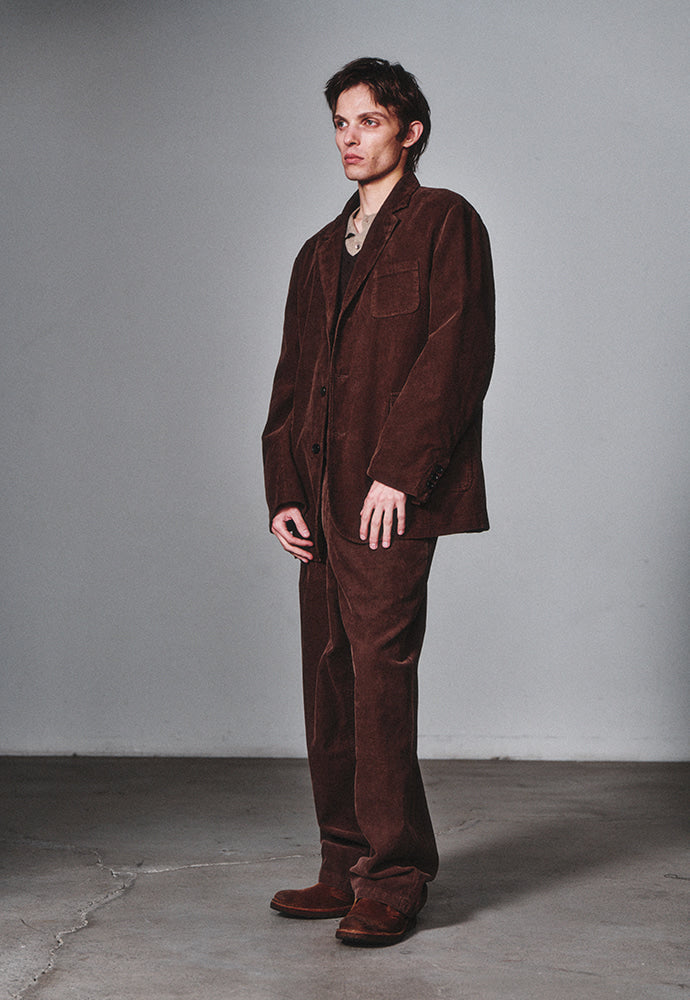 Art if acts - Garment Washed 3 Button Corduroy Blazer (Vintage Brown) product image 2 | TRAB K-Fashion Australia