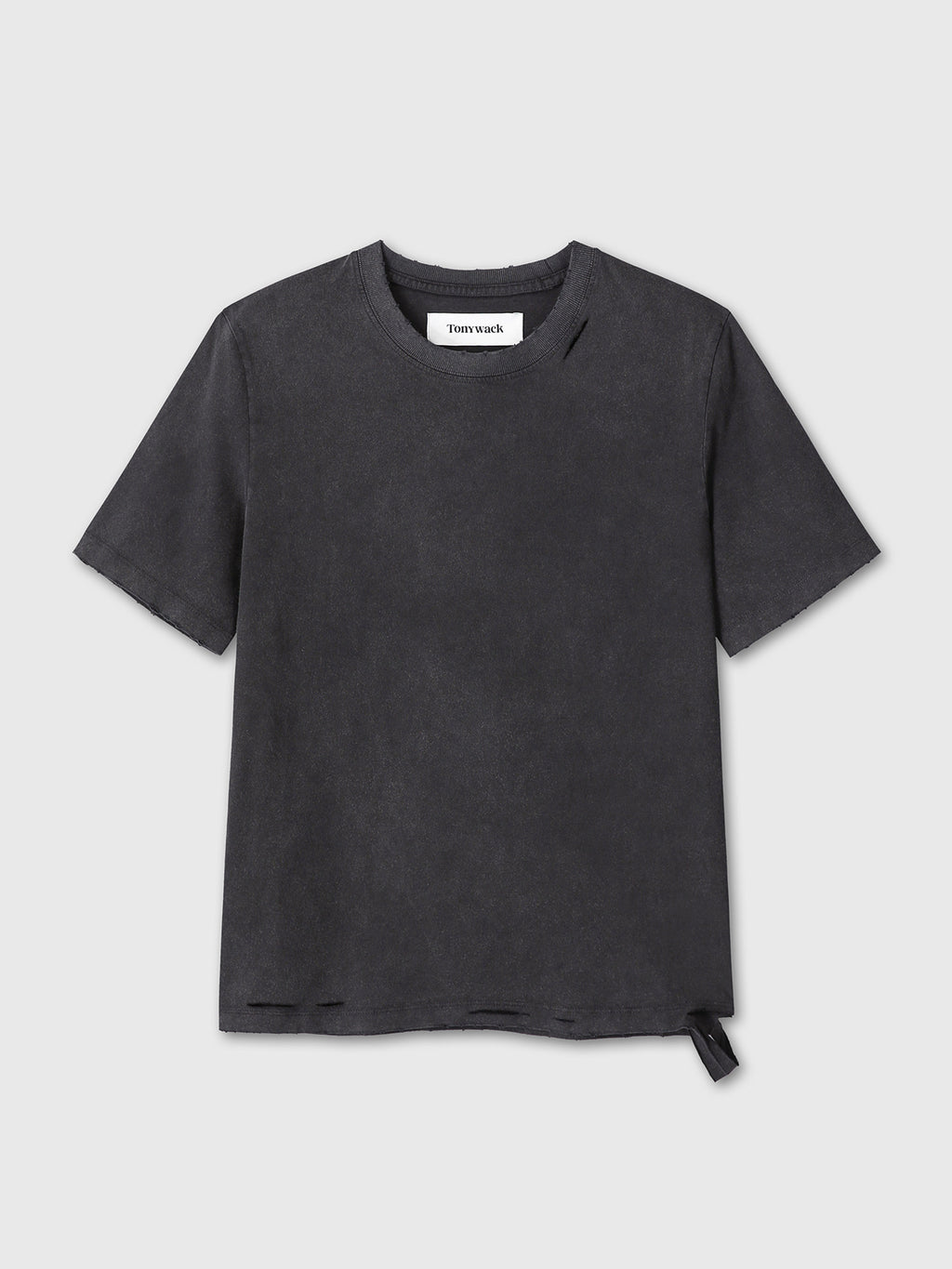 Tonywack - Garment Dyed Vintage Cotton T-Shirt (Faded Black) product image 6 | TRAB K-Fashion Australia