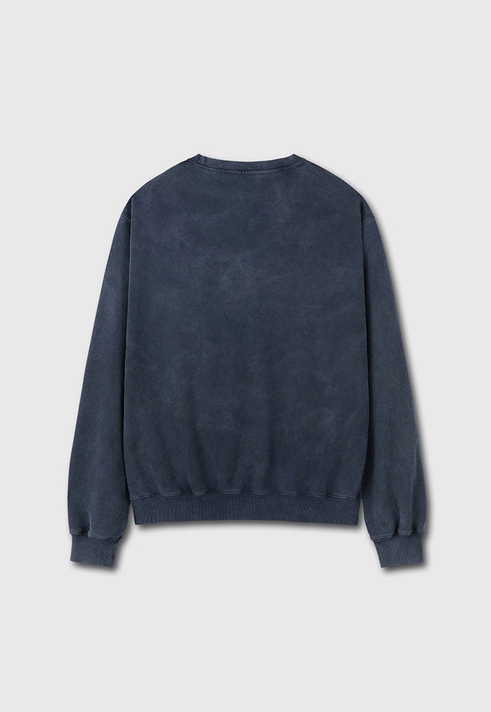 Tonywack - Crime Dept. Garment-Dyeing Sweatshirt (Faded Navy) product image 8 | TRAB K-Fashion Australia