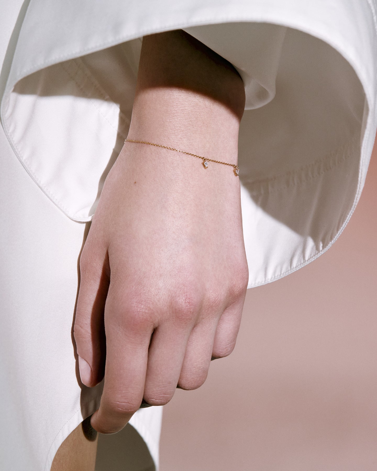 Numbering - Mini Triangle N-dia Charm Bracelet #2905 product image 1 | TRAB K-Fashion Australia