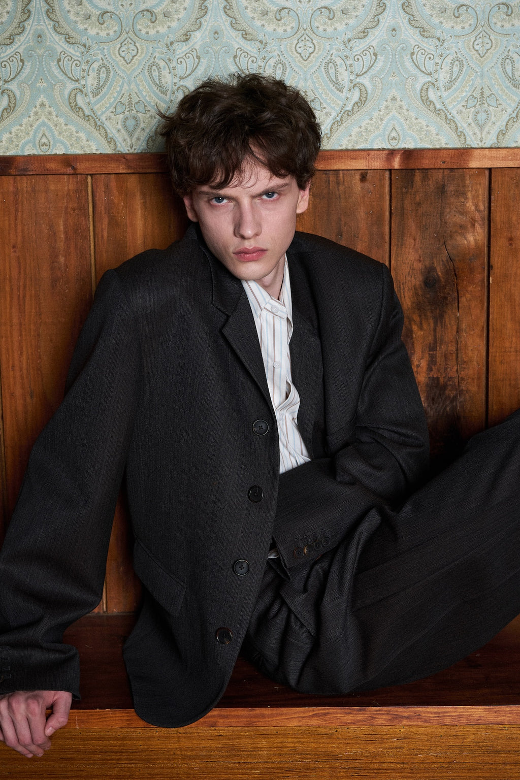 STU - Rounded Single Breasted Jacket (Charcoal) product image 10 | TRAB K-Fashion Australia
