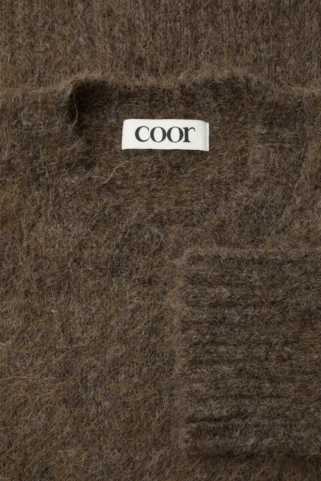 Coor - Maxi Alpaca-Blend Hairy Sweater (Mocha) product image 5 | TRAB K-Fashion Australia