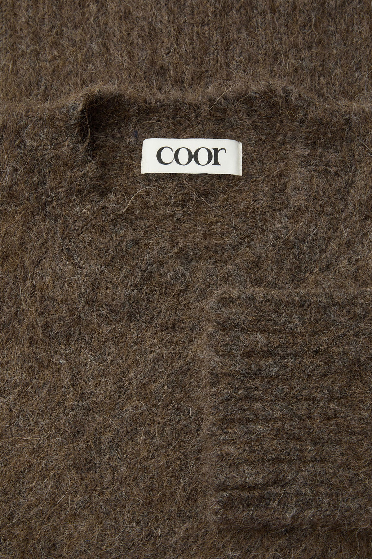 Coor - Maxi Alpaca-Blend Hairy Sweater (Mocha) product image 5 | TRAB K-Fashion Australia