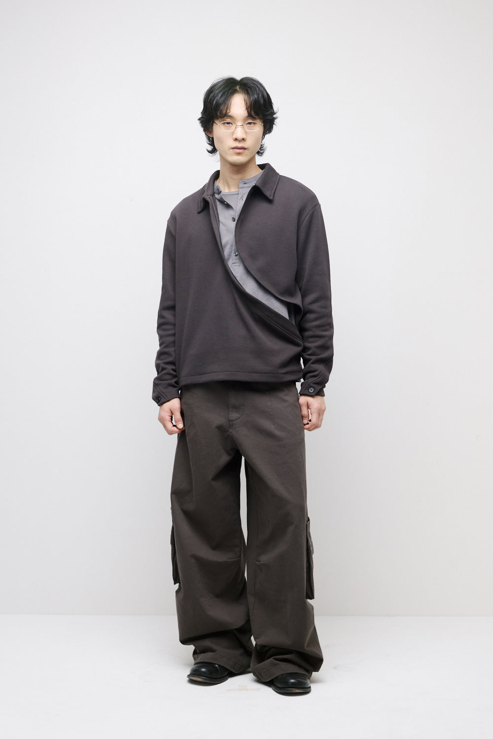 Hatchingroom - River Polo Tee Mud (Brown) product image 10 | TRAB K-Fashion Australia