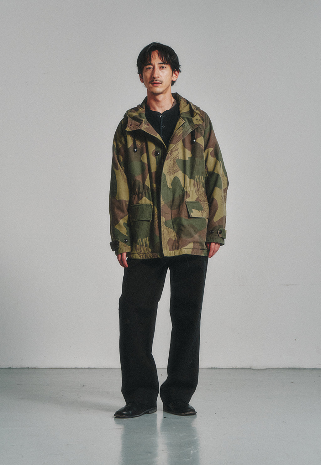 Art if acts - Camo Mil Parka (UK Brushstroke Khaki) product image 2 | TRAB K-Fashion Australia